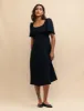 Black Dee Dee Midi Dress sold by Nobody's Child