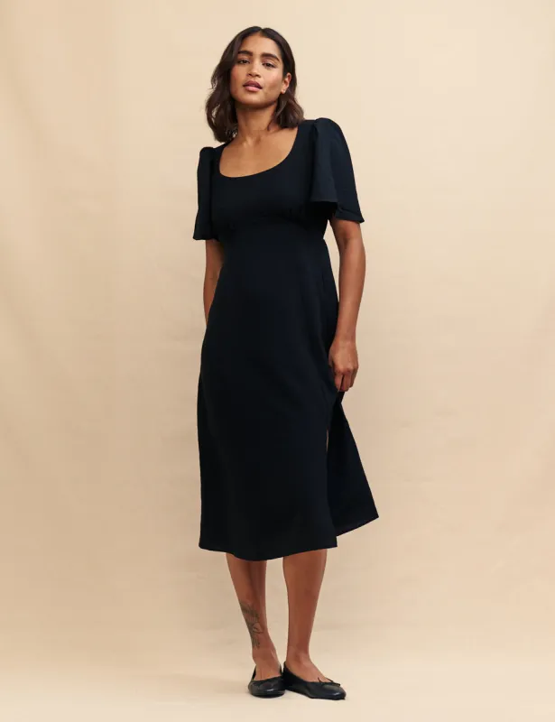 Black Dee Dee Midi Dress sold by Nobody's Child
