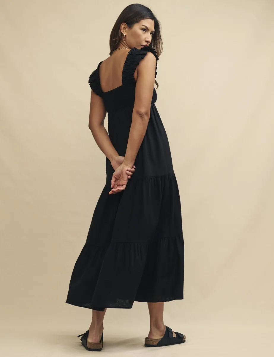 Black Maya Midi Dress sold by Nobody's Child product image thumbnail 4
