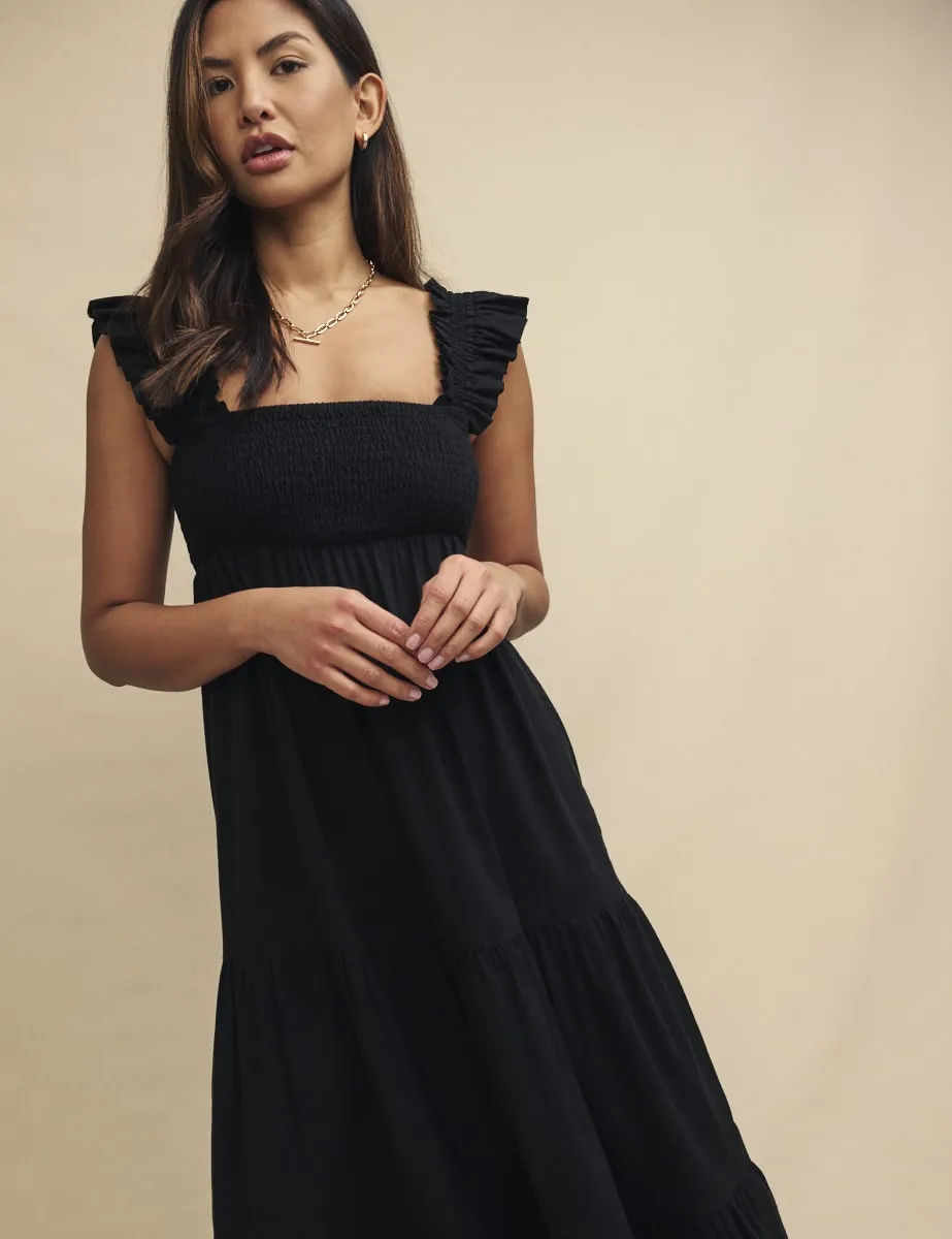 Black Maya Midi Dress sold by Nobody's Child product image thumbnail 2