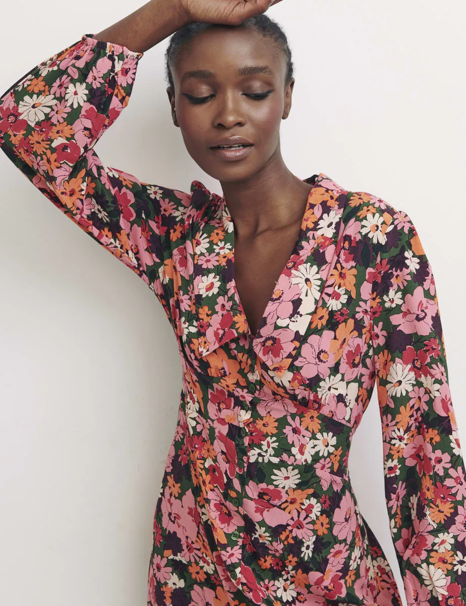 Long Sleeve Mini Daisy Dress sold by Nobody's Child product image thumbnail 5