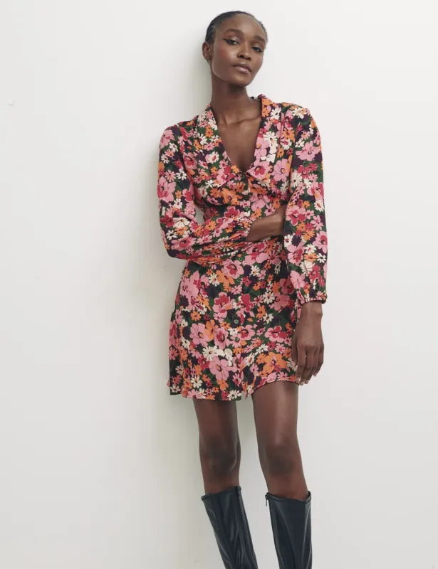 Long Sleeve Mini Daisy Dress sold by Nobody's Child