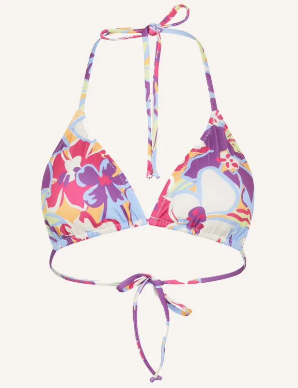 Tropical Floral Georgina Bikini Top sold by Nobody's Child
