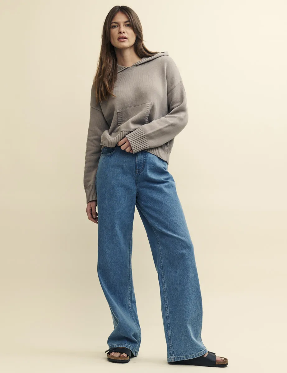 Grey Knitted Hoodie sold by Nobody's Child product image thumbnail 2