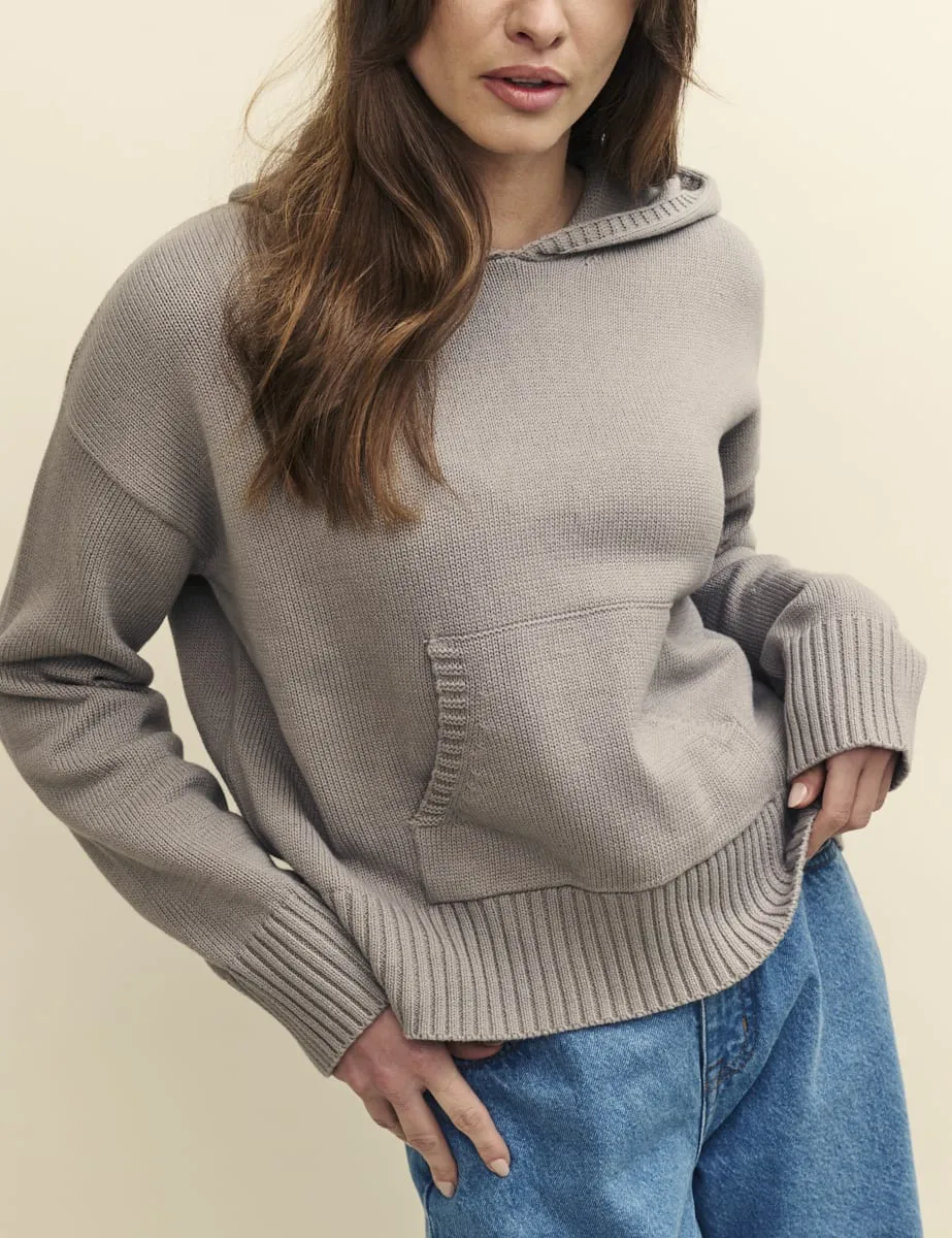 Grey Knitted Hoodie sold by Nobody's Child product image thumbnail 3