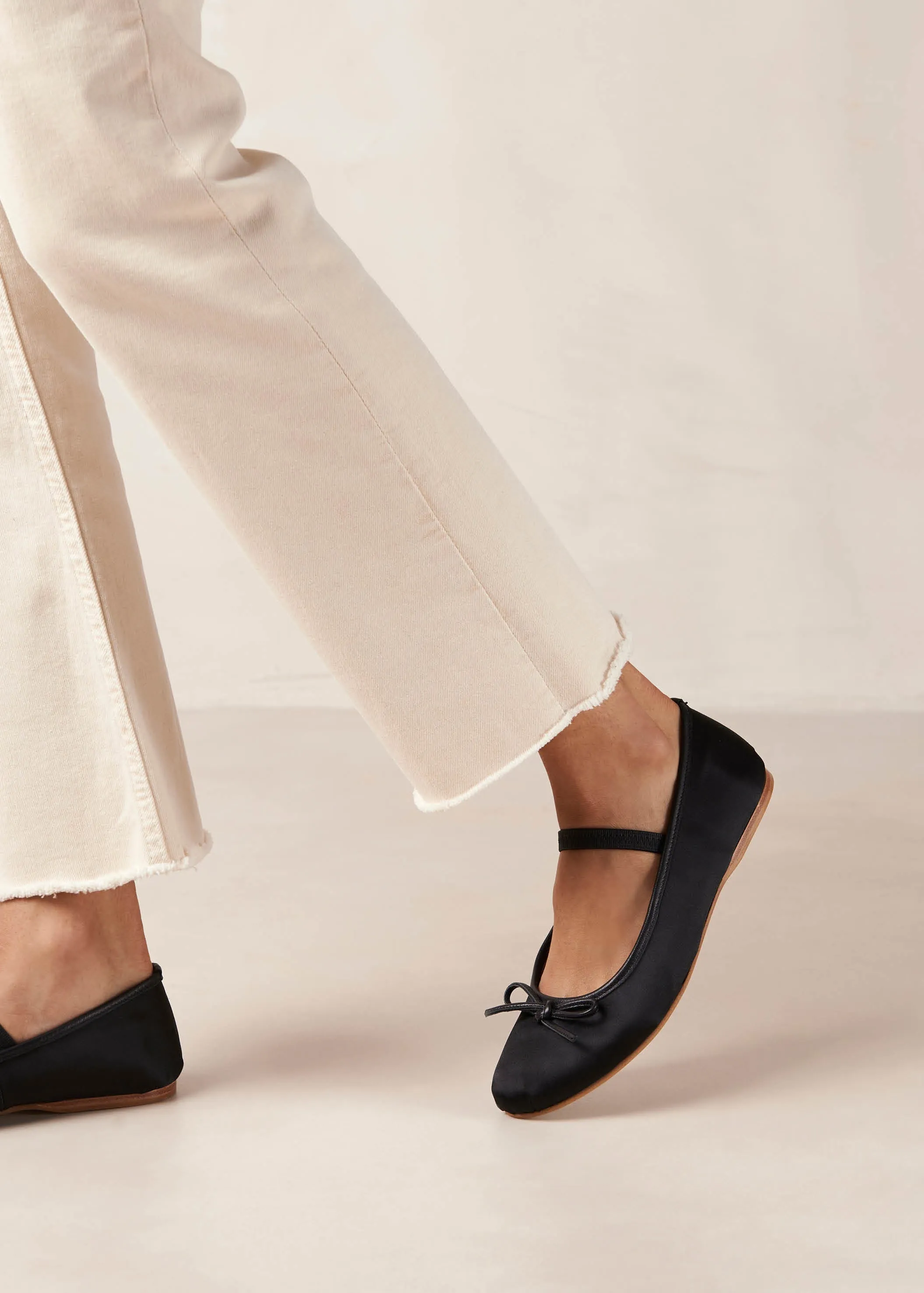 Alohas Black Odette Ballet Flats sold by Nobody's Child product image thumbnail 3