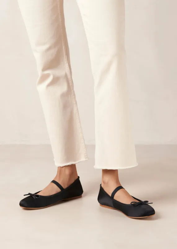 Alohas Black Odette Ballet Flats sold by Nobody's Child