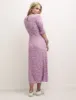 Pink Heart Print Luna Midi Shift Dress sold by Nobody's Child