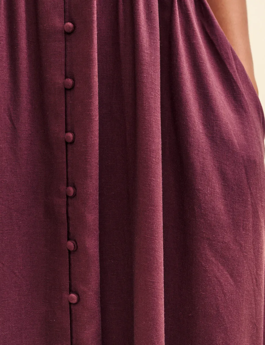 Plum Starlight Midi Dress sold by Nobody's Child product image thumbnail 3
