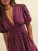 Plum Starlight Midi Dress sold by Nobody's Child