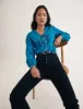 Denim Long Sleeve Birdie Blouse sold by Nobody's Child