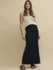 Black Jersey Maxi Skirt sold by Nobody's Child