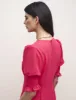 Pink Luna Chiffon Midi Dress sold by Nobody's Child