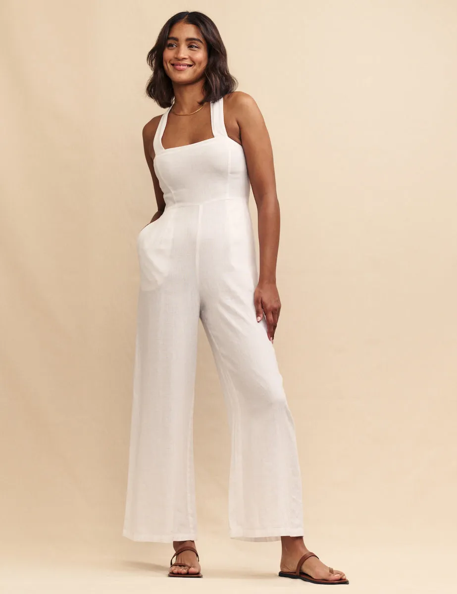 White Beach Jumpsuit sold by Nobody's Child product image thumbnail 3