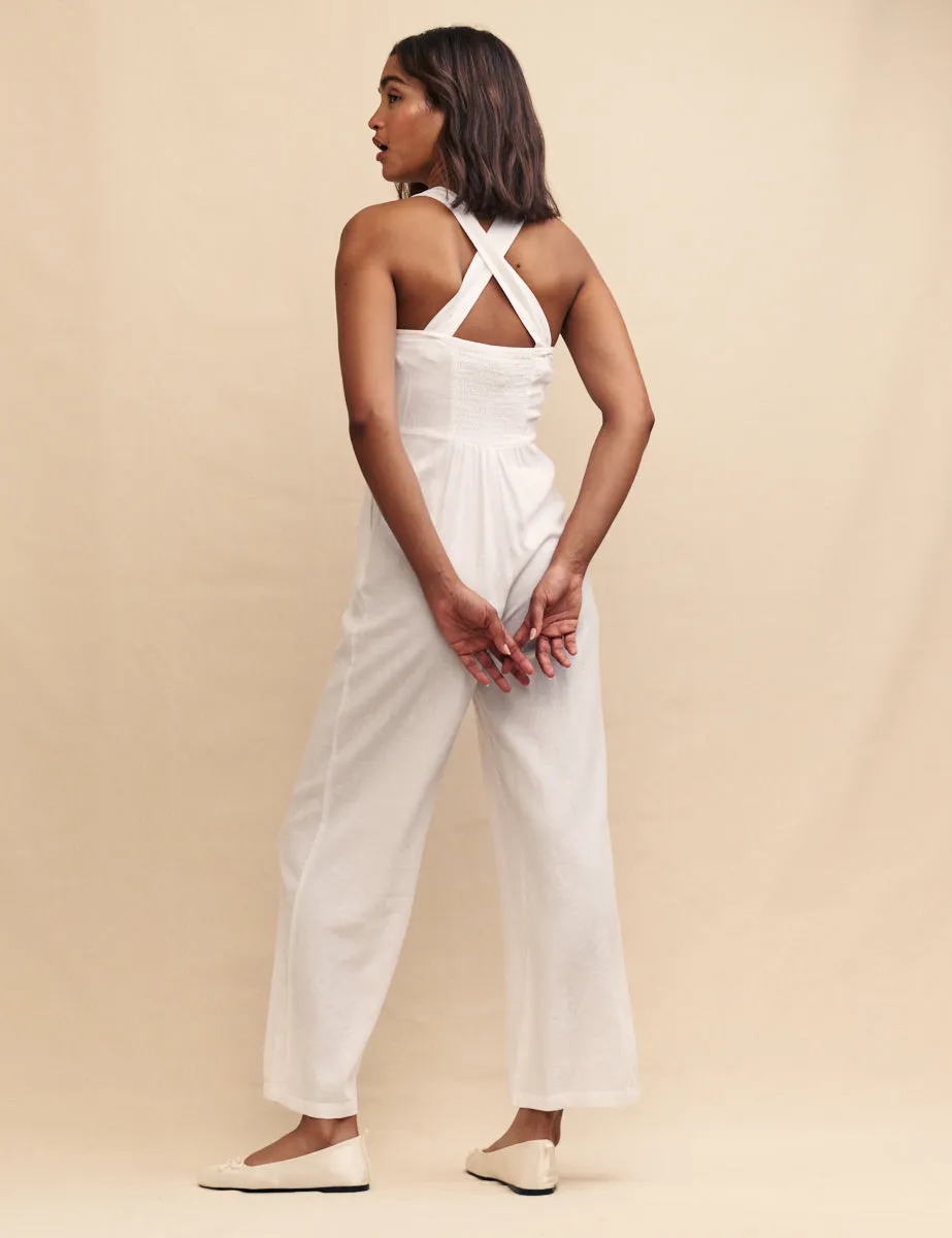 White Beach Jumpsuit sold by Nobody's Child product image thumbnail 4
