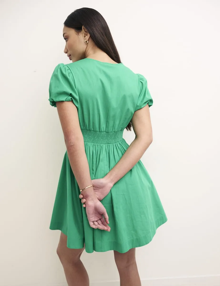 Green Jewel Mini Skater Dress sold by Nobody's Child product image thumbnail 4