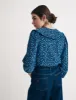 Blue Ditsy Floral Cord Emmie Blouse sold by Nobody's Child