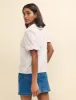 White Collared Emmie Blouse sold by Nobody's Child