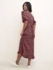 Red Floral Delilah Midi Dress sold by Nobody's Child