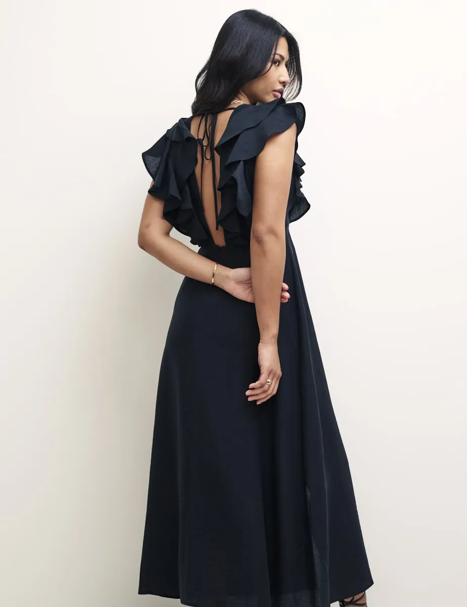 Black Coco Midaxi Dress sold by Nobody's Child product image thumbnail 4