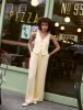 Butter Yellow Relaxed Tailored Trousers sold by Nobody's Child