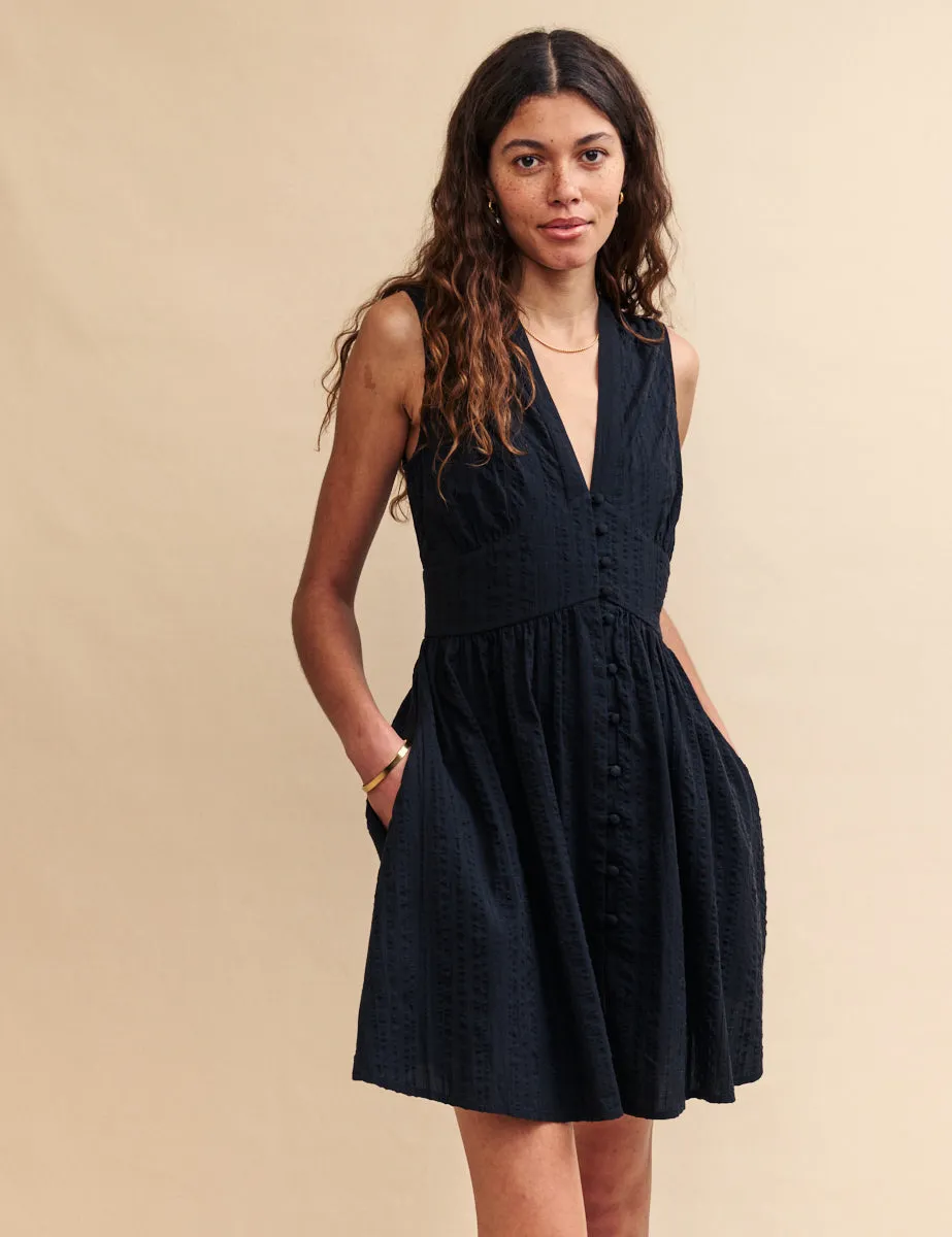 Black Sleeveless Starlight Mini Dress sold by Nobody's Child product image thumbnail 3