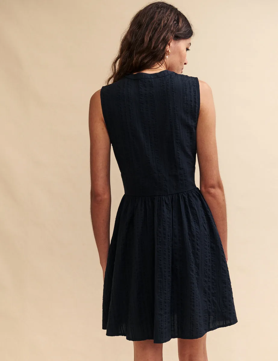 Black Sleeveless Starlight Mini Dress sold by Nobody's Child product image thumbnail 4