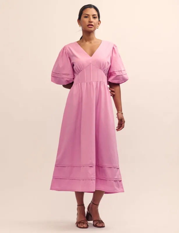 Pink Clover Midi Dress sold by Nobody's Child