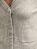 Grey Pocket Detail Knitted Cardigan sold by Nobody's Child
