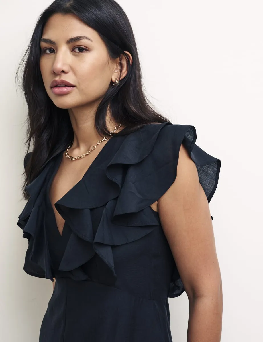 Petite Black Coco Midaxi Dress sold by Nobody's Child product image thumbnail 3