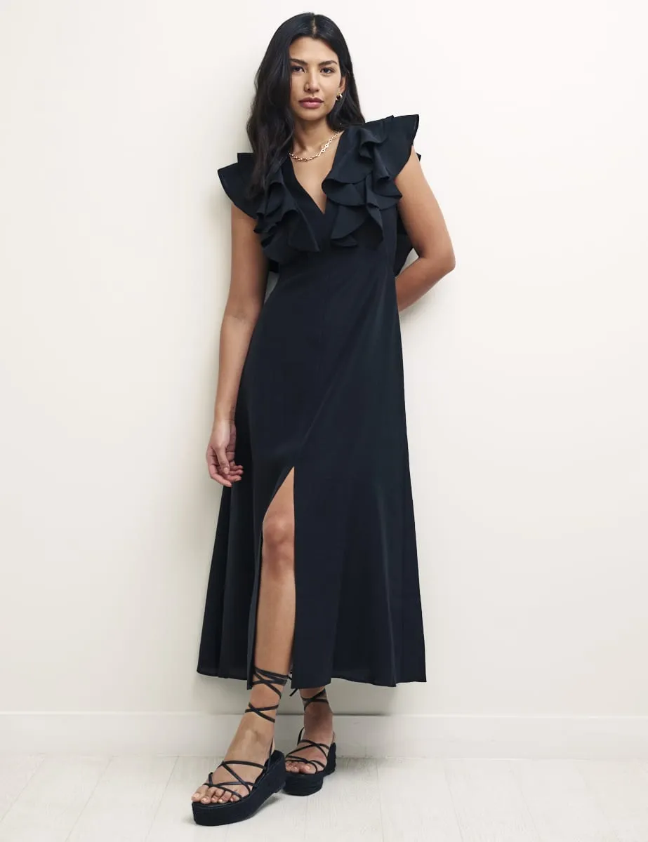 Petite Black Coco Midaxi Dress sold by Nobody's Child product image thumbnail 2