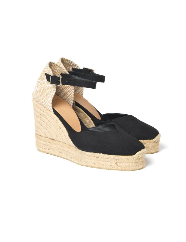 Black Castaner Chiarita Espadrilles sold by Nobody's Child