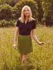 Fearne Cotton Olive Green Wrap Mini Skirt sold by Nobody's Child