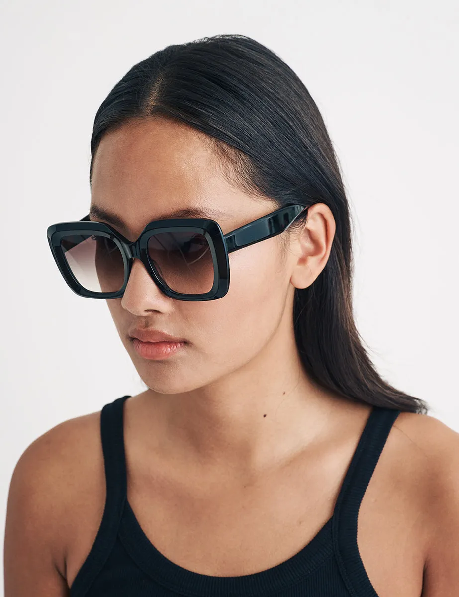 Black Square Maia Sunglasses sold by Nobody's Child