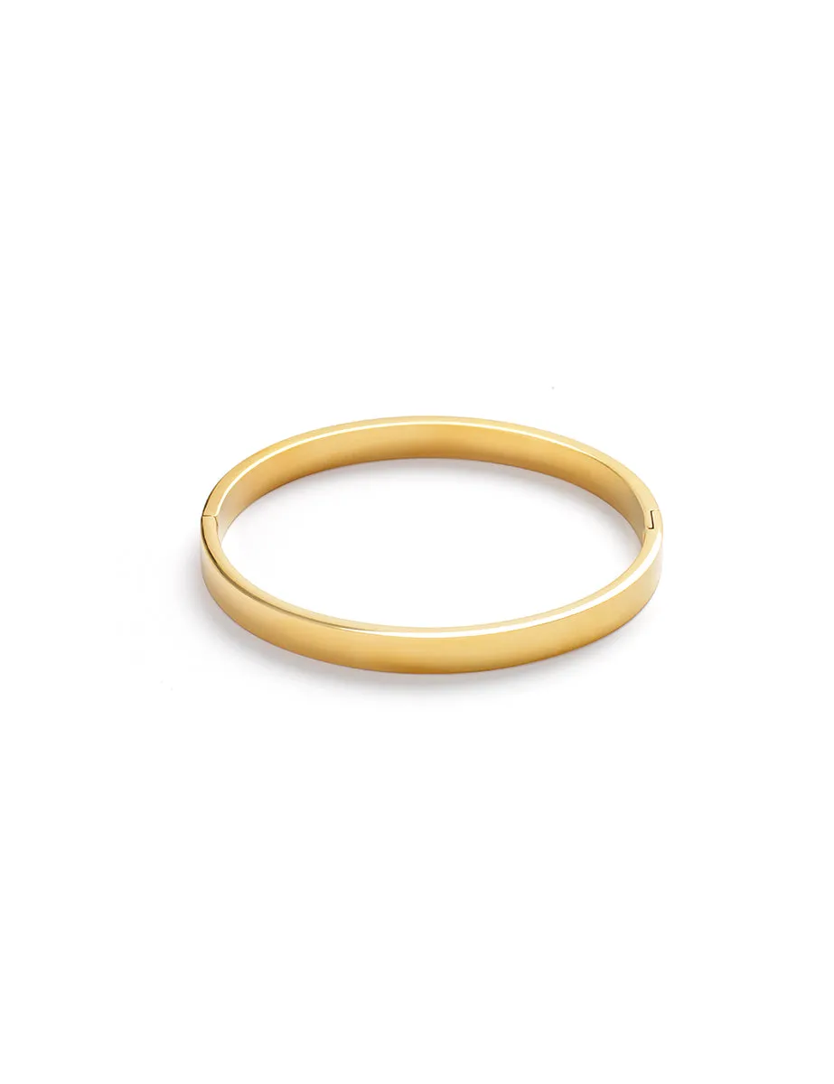 Gold Sleek Bangle sold by Nobody's Child product image thumbnail 2