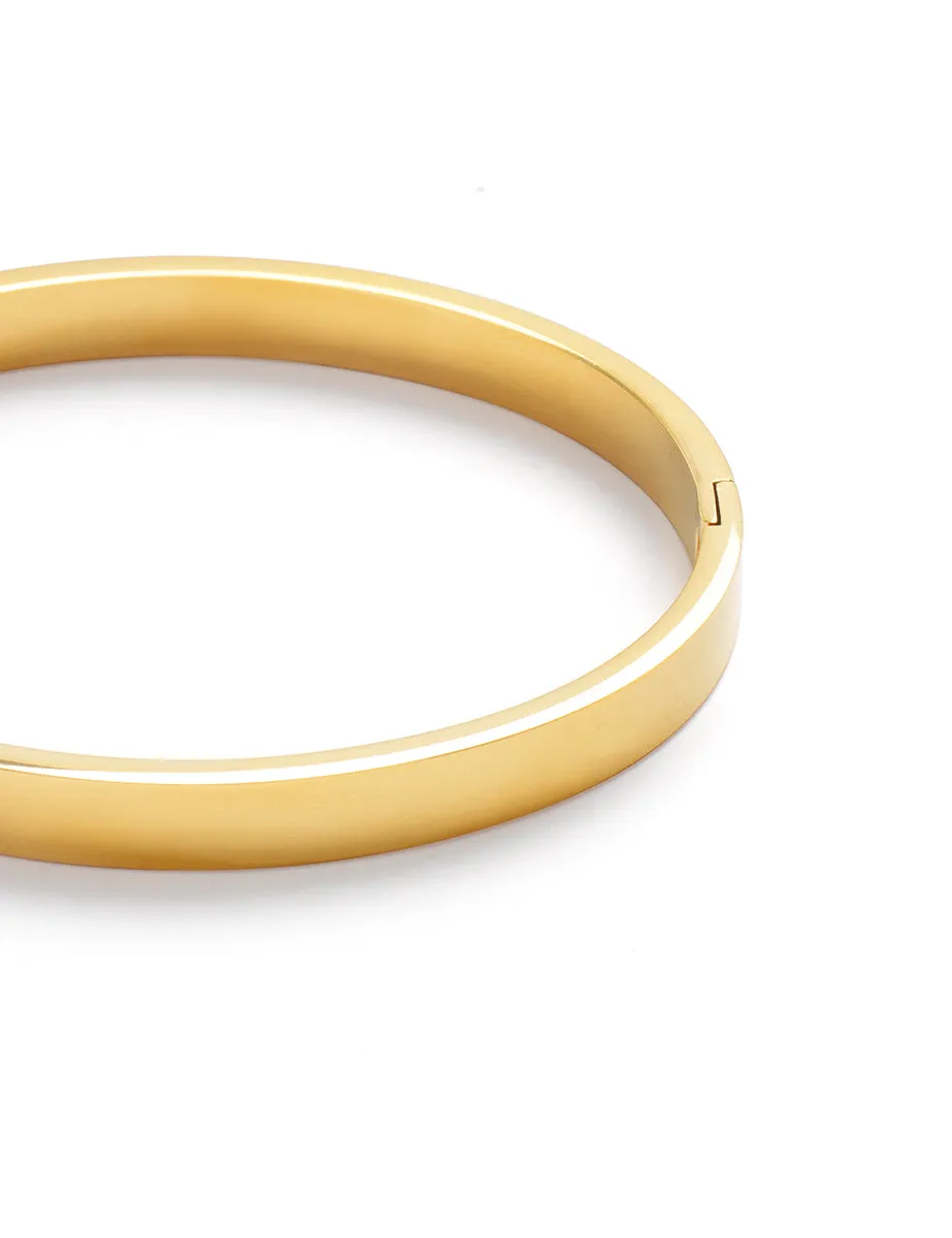 Gold Sleek Bangle sold by Nobody's Child product image thumbnail 3