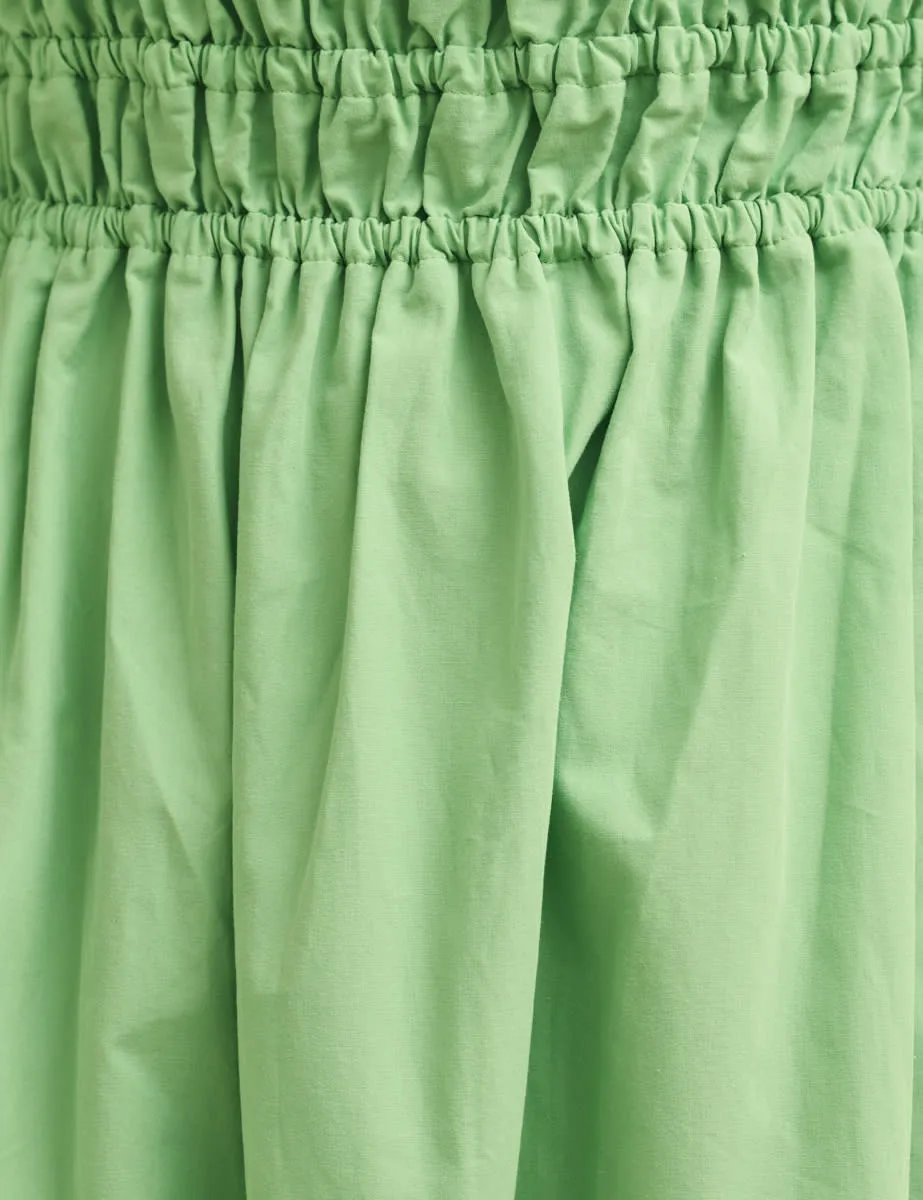 Green Square Neck Franzie Midi Dress sold by Nobody's Child product image thumbnail 4