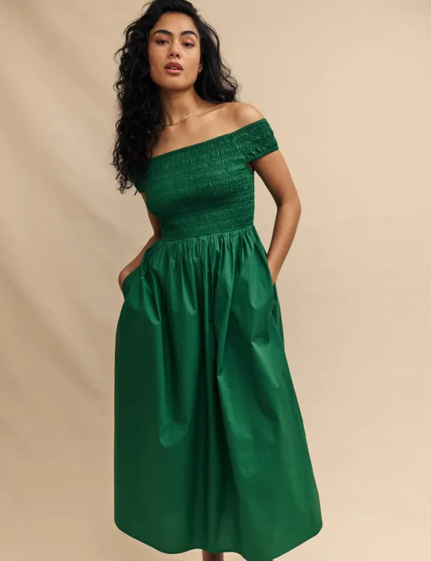 Green Bardot Amanda Midaxi Dress sold by Nobody's Child
