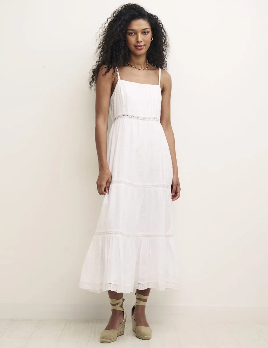 Petite White Sylvia Midi Dress sold by Nobody's Child product image thumbnail 2