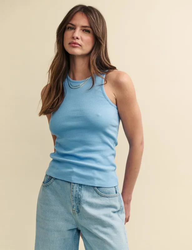 Blue Racer Jersey Tank Top sold by Nobody's Child