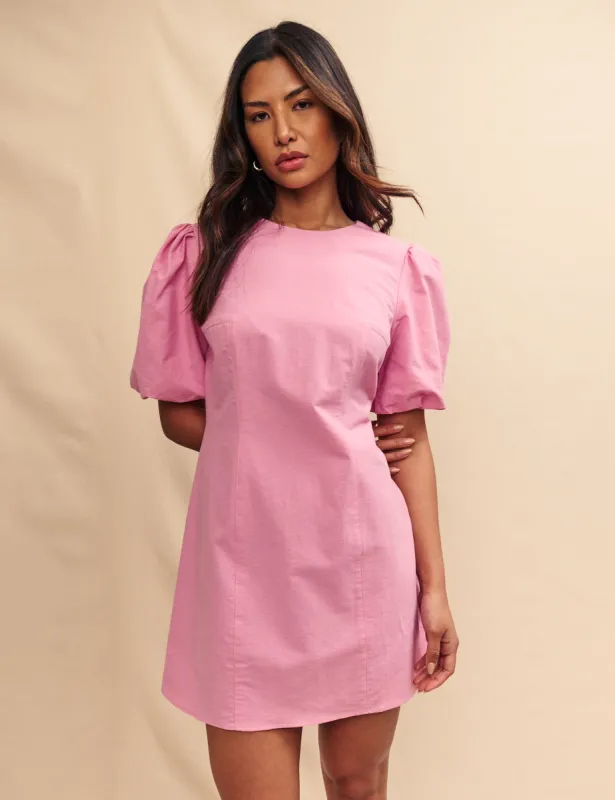 Pink Bryony Mini Dress sold by Nobody's Child