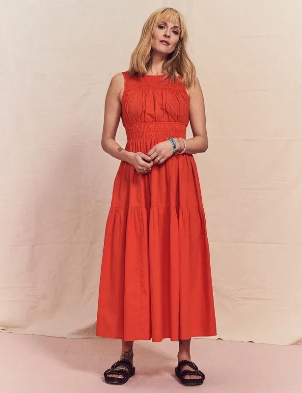 Fearne Cotton Red Elora Midaxi Dress sold by Nobody's Child