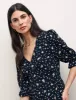 Black Ditsy Floral Delilah Midi Dress sold by Nobody's Child