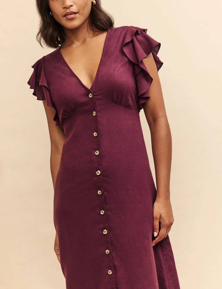 Plum Sienna Midi Dress sold by Nobody's Child product image thumbnail 2