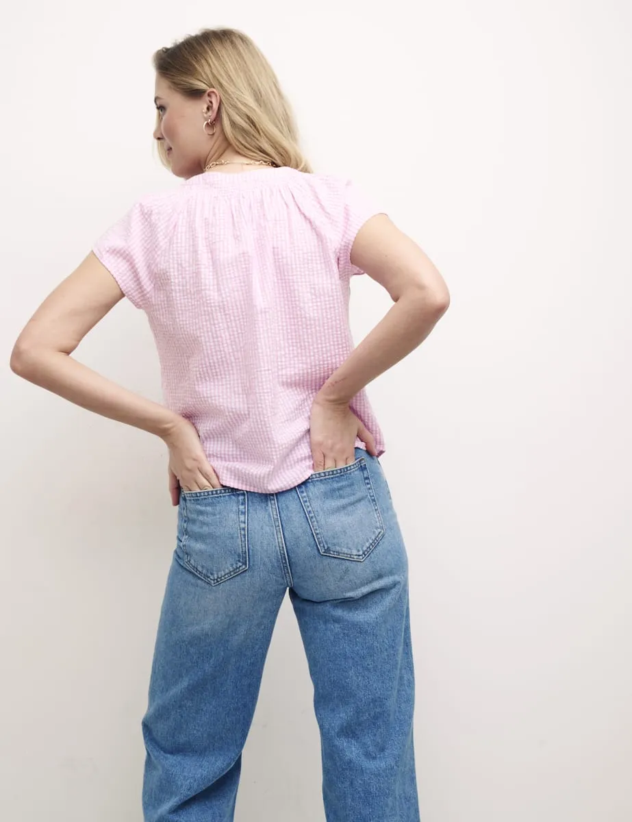 Pink Stripe Susan Top sold by Nobody's Child product image thumbnail 5