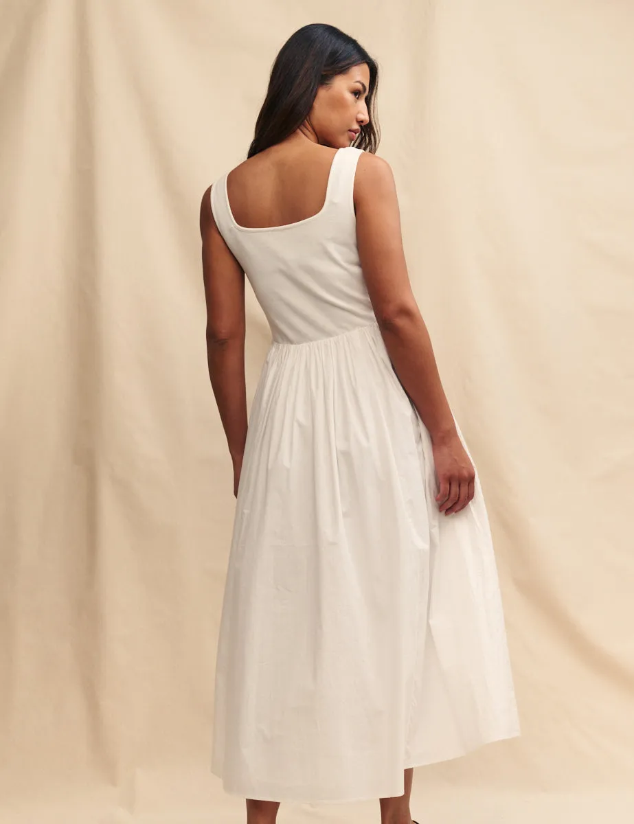 White Colorado Midi Dress sold by Nobody's Child product image thumbnail 5