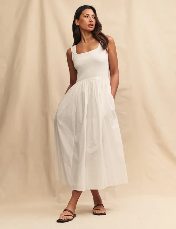 White Colorado Midi Dress sold by Nobody's Child