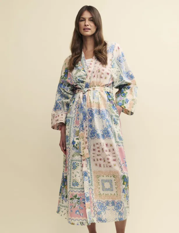 Patchwork Floral Cotton Robe sold by Nobody's Child