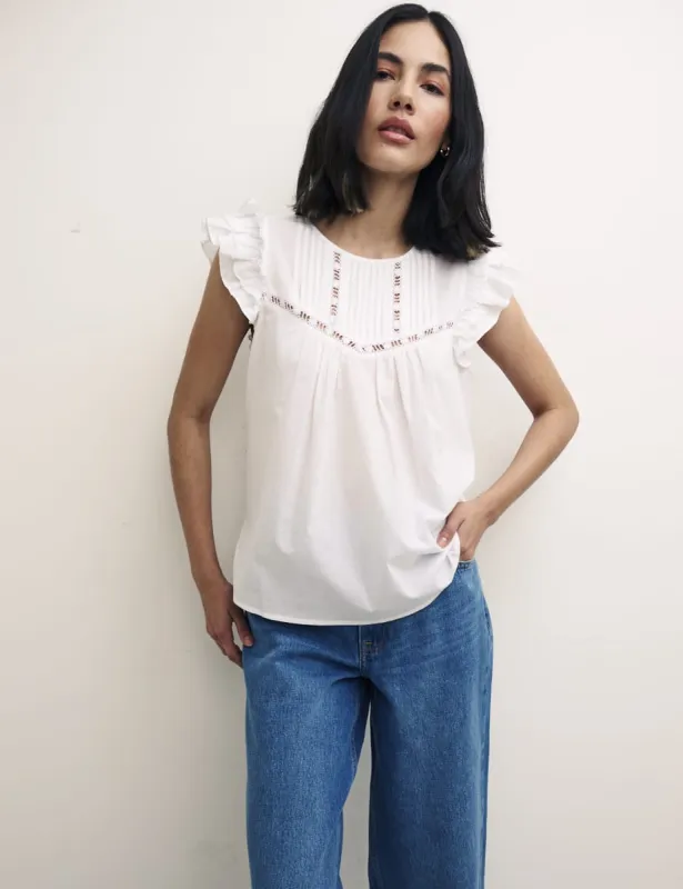 White Rene Top sold by Nobody's Child