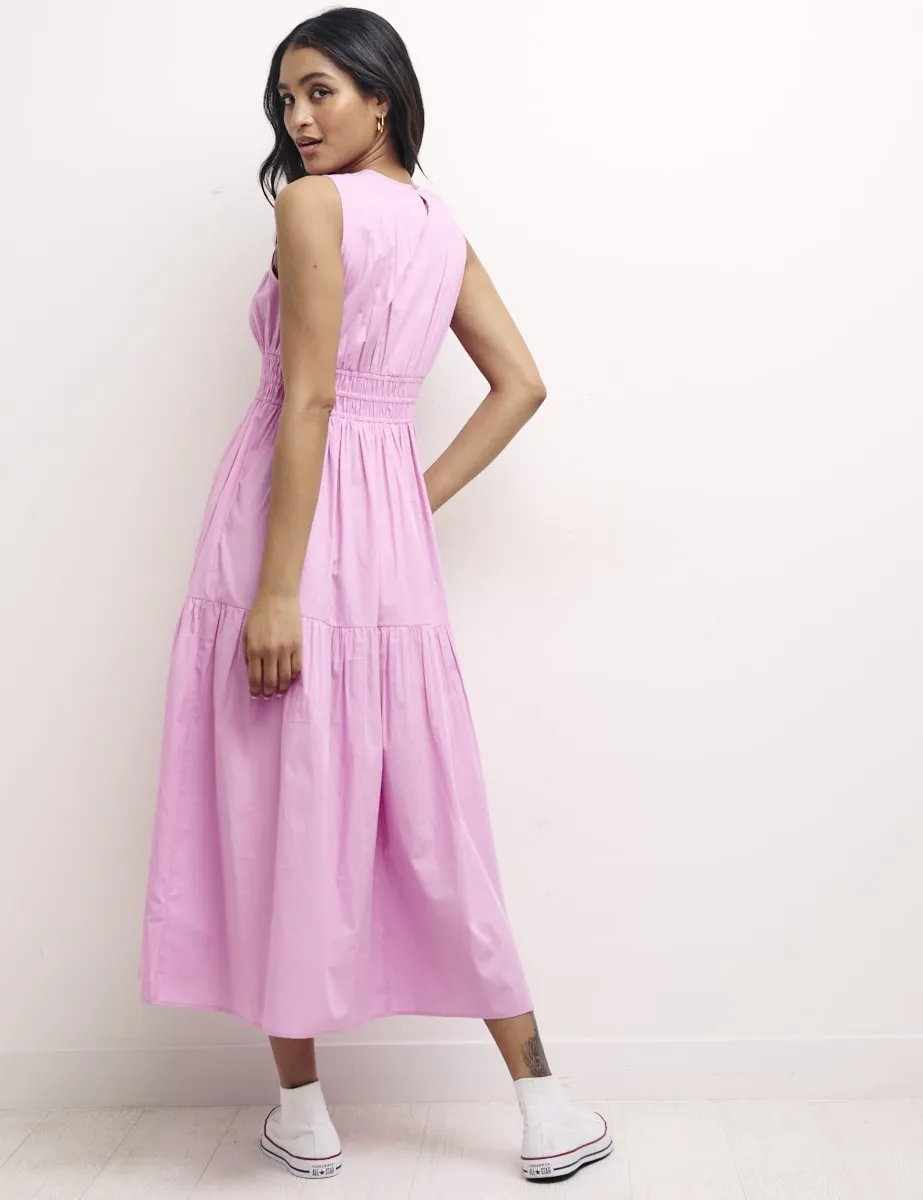 Pink Elora Sleeveless Midi Dress sold by Nobody's Child product image thumbnail 5